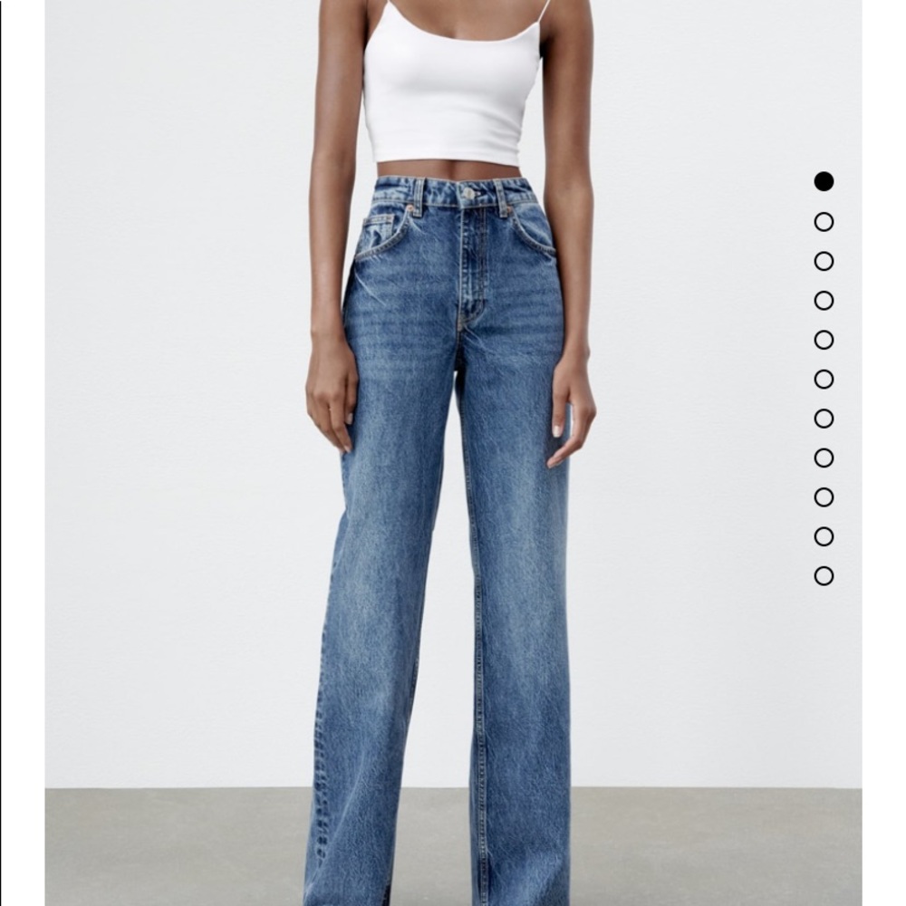 Zara straight leg jeans